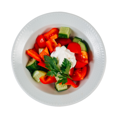 Салатик из свежих овощей
