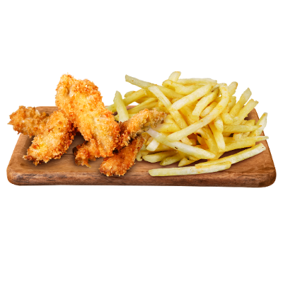 Наггетсы с картофелем фри